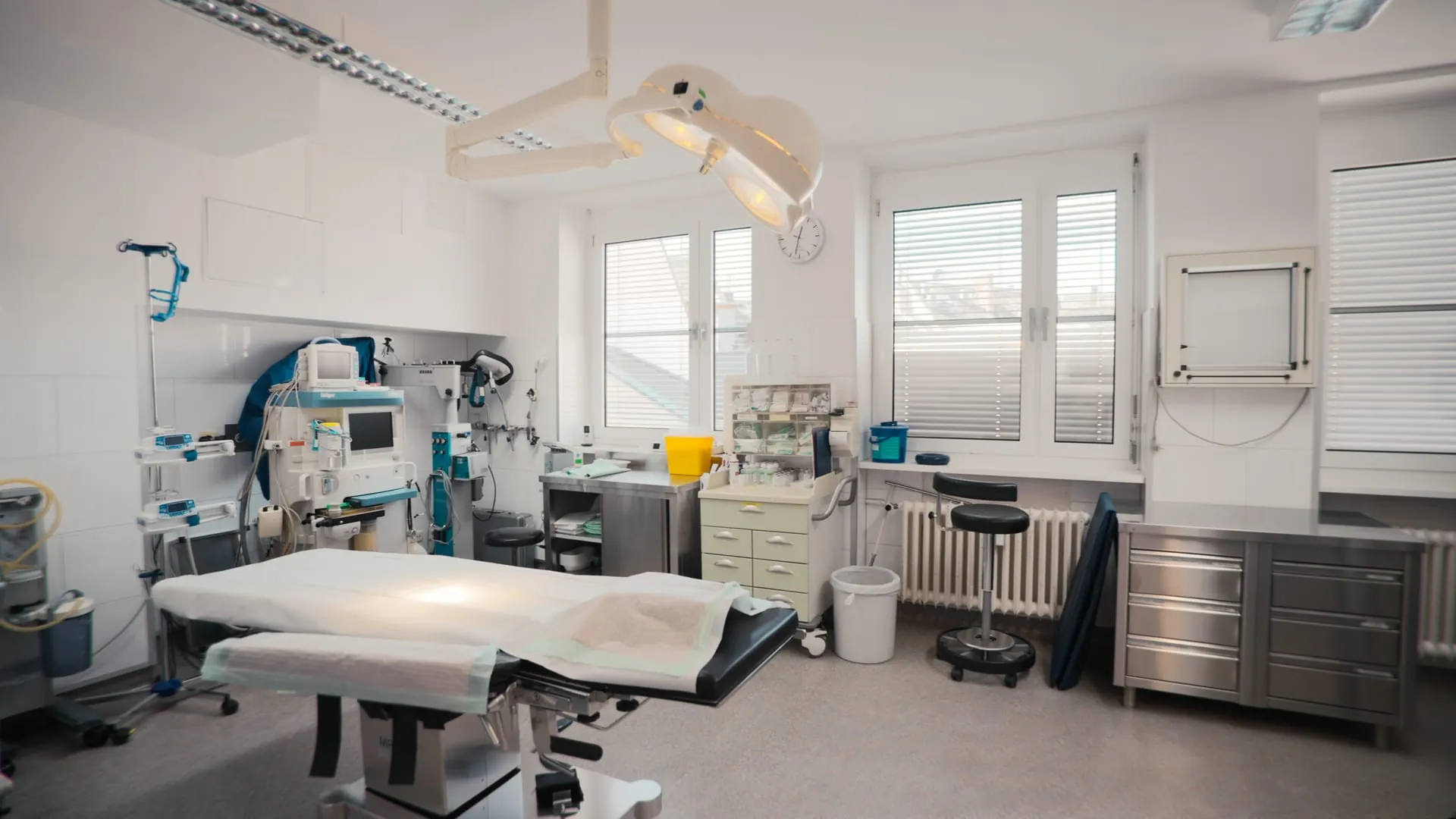 OP-Saal für ambulante urologische Eingriffe